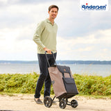 2-Andersen Shopper (R) Quattro Shopper Senta 2.0 sand Einkaufstrolley Wien