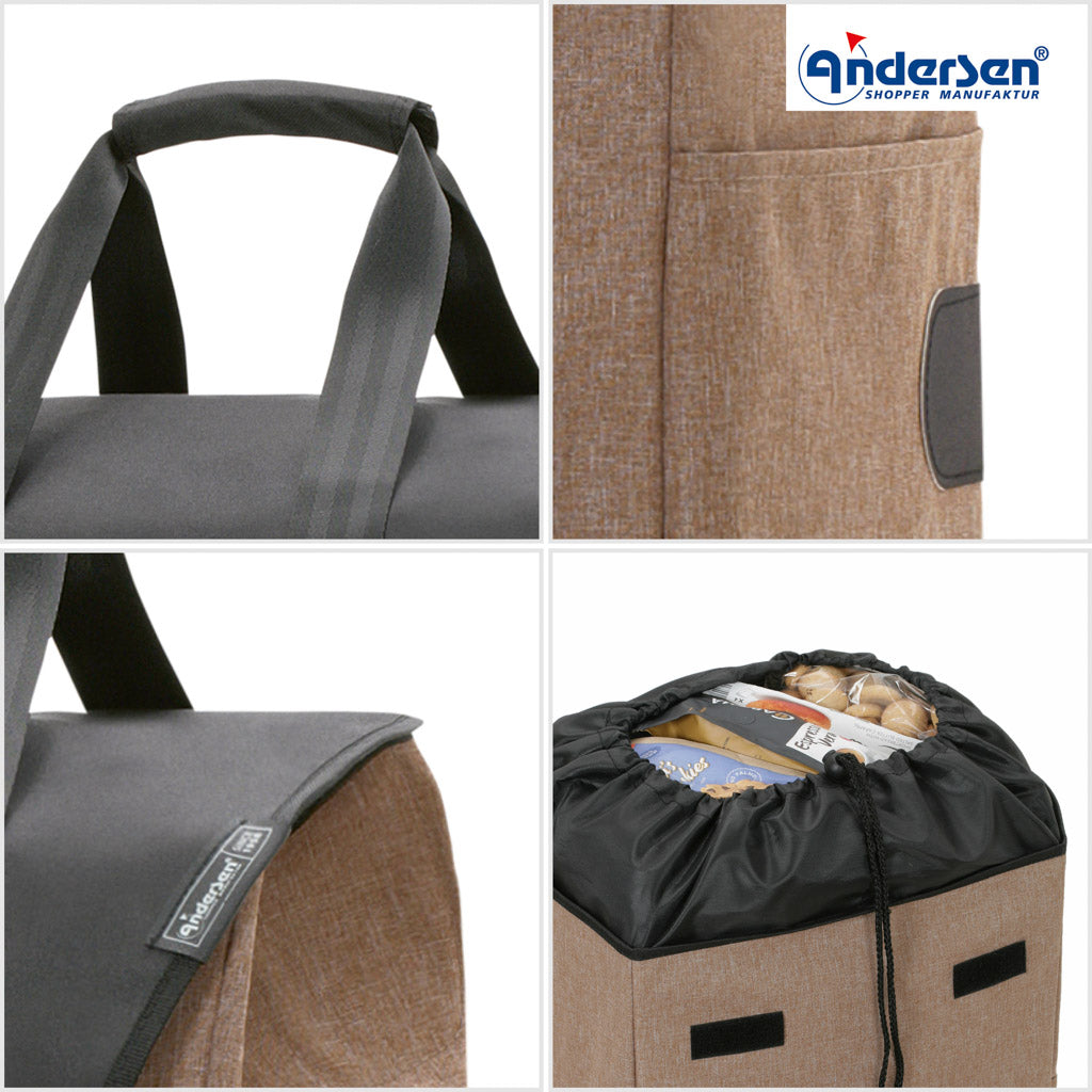 Andersen Shopper Einkaufstrolley Senta 2.0 Sand Wien-6