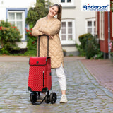2-Andersen Shopper (R) Quattro Shopper Sofia rot Einkaufstrolley Wien