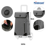 4-Andersen Shopper (R) Quattro Shopper Sofia anthrazit Einkaufstrolley Wien