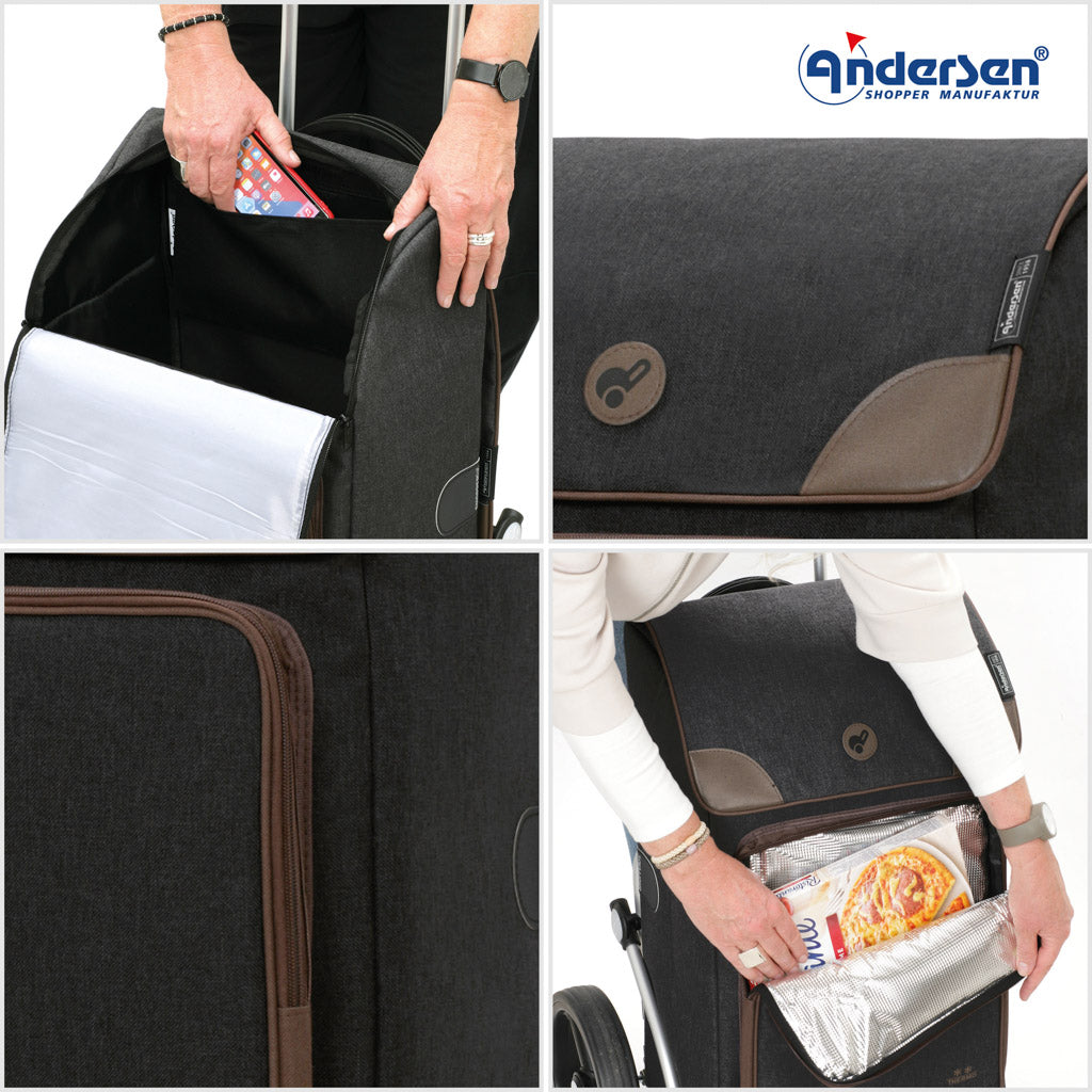 Andersen Shopper Einkaufstrolley Holk Schwarz Wien-6