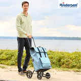 2-Andersen Shopper (R) Quattro Shopper Lisa blau Einkaufstrolley Wien