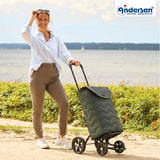 2-Andersen Shopper (R) Quattro Shopper Hilma oliv Einkaufstrolley Wien