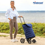 2-Andersen Shopper (R) Quattro Shopper Hilma blau Einkaufstrolley Wien