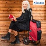 2-Andersen Shopper (R) Komfort Shopper Senta 2.0 rot Einkaufstrolley Wien