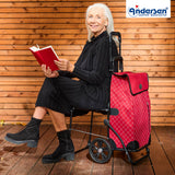 2-Andersen Shopper (R) Komfort Shopper Sofia rot Einkaufstrolley Wien