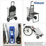 5-Andersen Shopper (R) Komfort Shopper Holk grau Einkaufstrolley Wien