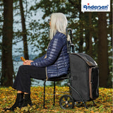 2-Andersen Shopper (R) Komfort Shopper Holk schwarz Einkaufstrolley Wien