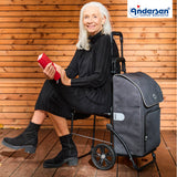 2-Andersen Shopper (R) Komfort Shopper Ipek Maxi anthrazit Einkaufstrolley Wien