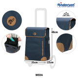 Andersen Shopper Scala Weda Blau Einkaufstrolley Wien-3