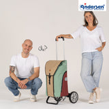 Andersen Shopper Einkaufstrolley Alu Star Oli P Beige Wien-6