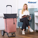 Andersen Shopper Einkaufstrolley Alu Star Silja Pink Wien-6