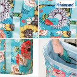 Andersen Shopper Einkaufstrolley Royal 165 Basil Bloom Blau Wien-5